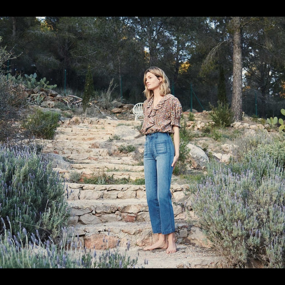 Doen Maritime Jeans in Menton Wash Used Condition